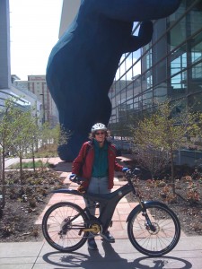 Optibike USV owner Hope Connors Brown 